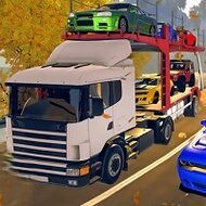Heavy Cargo Transport Truck Driver