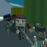 Shooting Block Combat Swat GunGame Survival Multiplayer