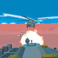 Helicopter and Tank Battle: Desert Storm