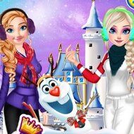 Princesses And Olafs Winter Style