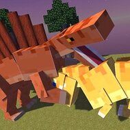 Blocky Dino Park: Spino Strike