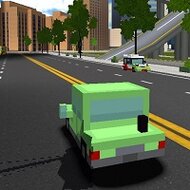 Blocky Cars In Real World