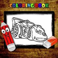 BTS Cars Coloring Book