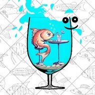 Happy Glass Thirsty Fish