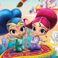 Shimmer And Shine Pencil Coloring Book