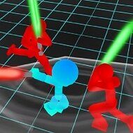 Stickman Neon Warriors Sword Fighting