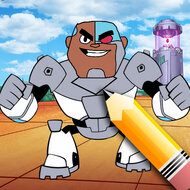 Teen Titans Go How To Draw Cyborg