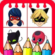 LadyBug Coloring Book With Magic Pen